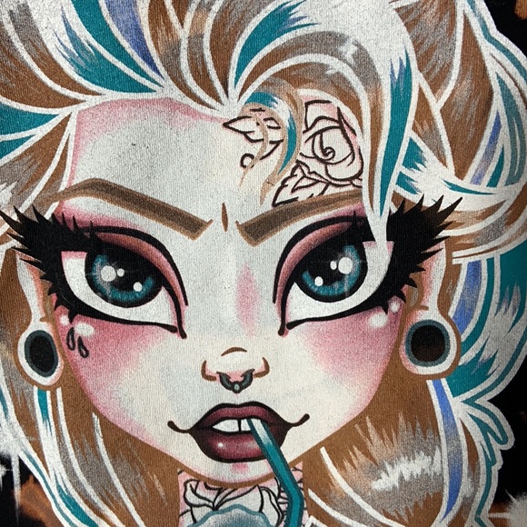 Lowbrow Frozen Reverse Tie-Dye T-Shirt - Picture 4 of 5